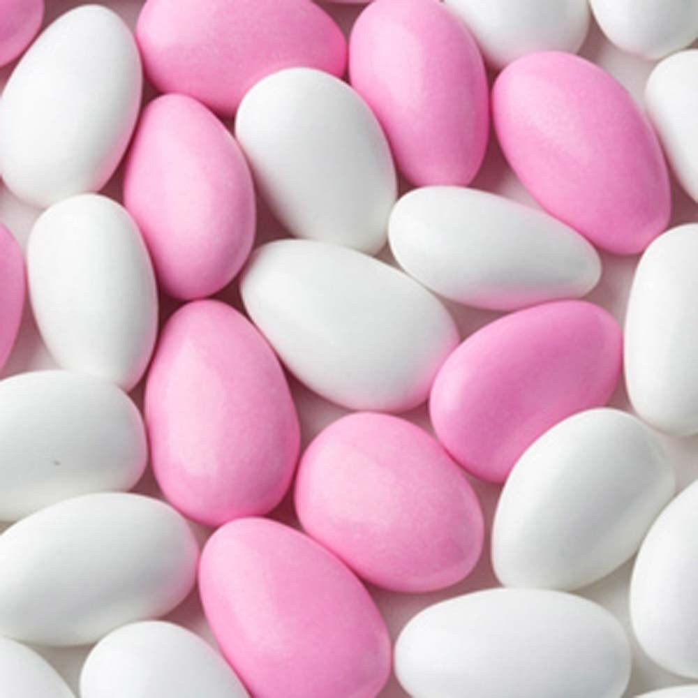 Pink & White Jordan Almonds 5Lb Bag