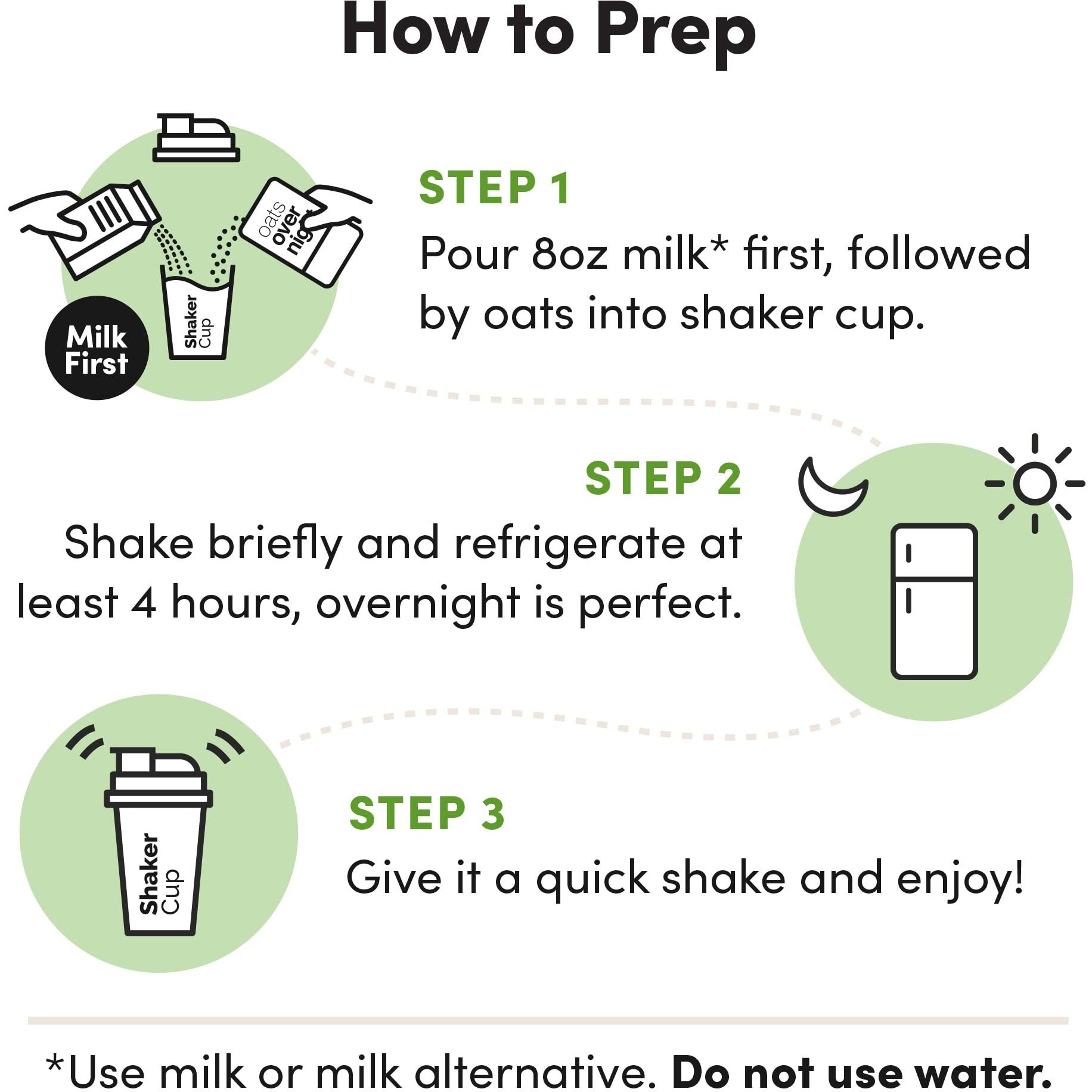 Oats Overnight - Caramel Cold Brew - Vegan, 20G Protein, High Fiber Breakfast Shake 65Mg Caffeine - Gluten Free, Non Gmo Oatmeal (2.6 Oz Per Meal) (8 Pack + Blenderbottle)