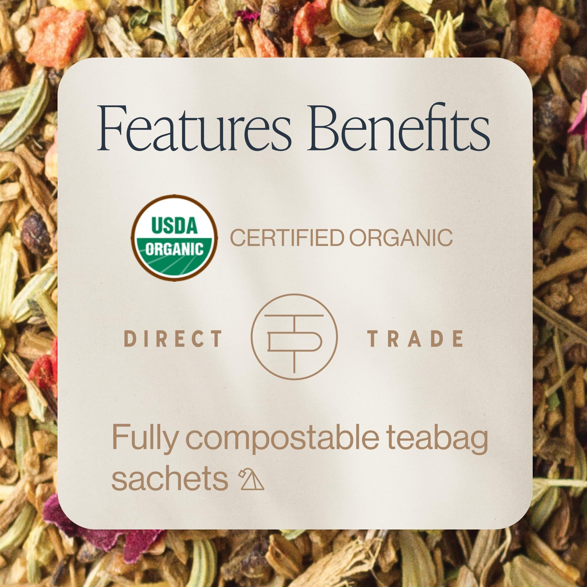 Rishi Tea Valerian Dream Herbal Tea - Usda Organic Sachet Tea Bags, Sleep Friendly, Caffeine Free Calming Blend With Valerian Root - 15 Count (Pack Of 6)