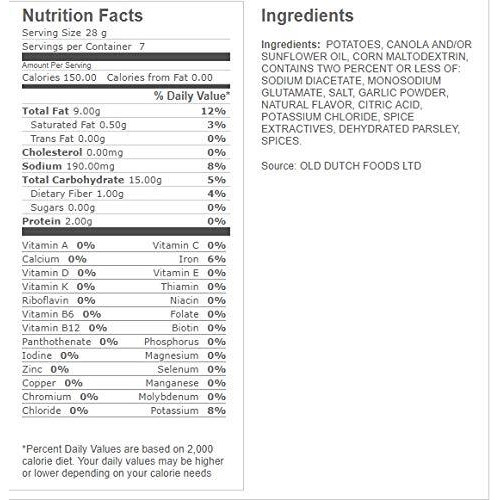 Humpty Dumpty Potato Chips, 9 Ounce, 4 Count, New Larger Family Size Bags (Dill)