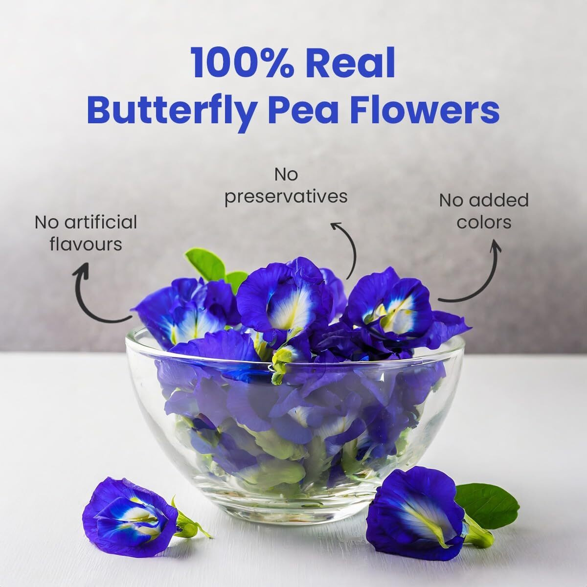 Blue Tea - Butterfly Pea Flower - 30 Count - Plant Based Tea Bag | Prime Saving Day | Detoxfying Blend | Flower Based - Herbal Tea - Caffeine Free - Chemical Free - Vegan | Reusable Tin Pack