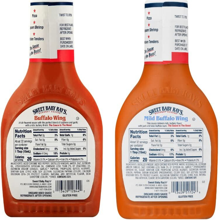 Sweet Baby Ray's Wing Sauce & Glaze - Buffalo Wing (Variety Pack)