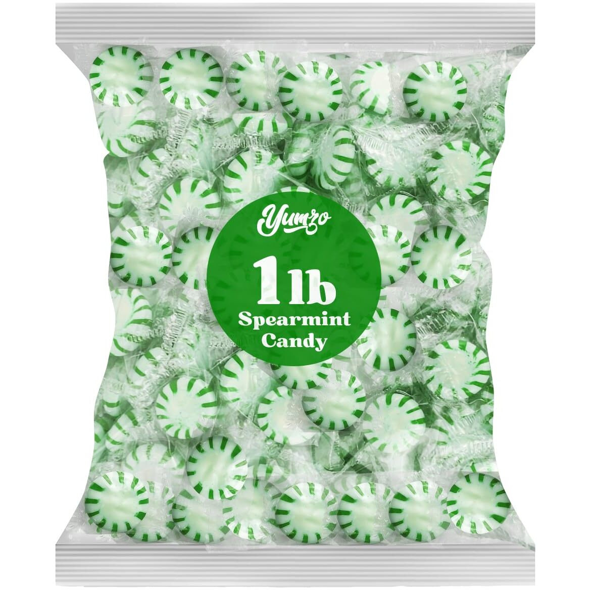 Starlight Spearmint Candy Individually Wrapped, Starlight Mints Bulk Individually Wrapped Spearmint Candy For Office, Hard Candy Starlight Mints For Cool Breath, (1 Pound)