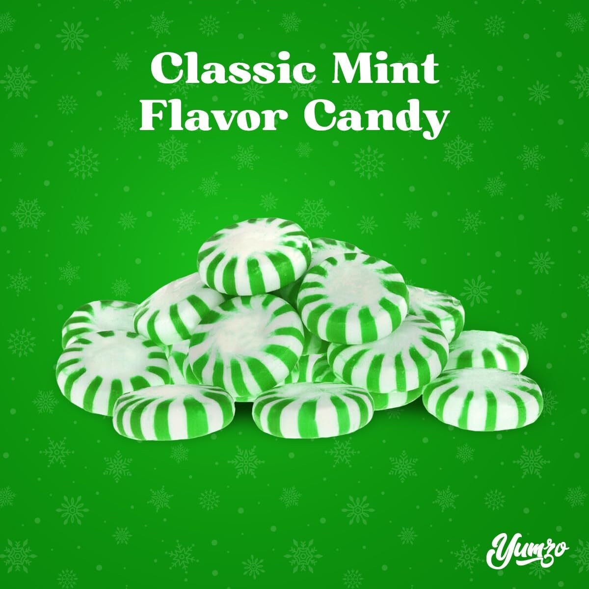 Starlight Spearmint Candy Individually Wrapped, Starlight Mints Bulk Individually Wrapped Spearmint Candy For Office, Hard Candy Starlight Mints For Cool Breath, (1 Pound)