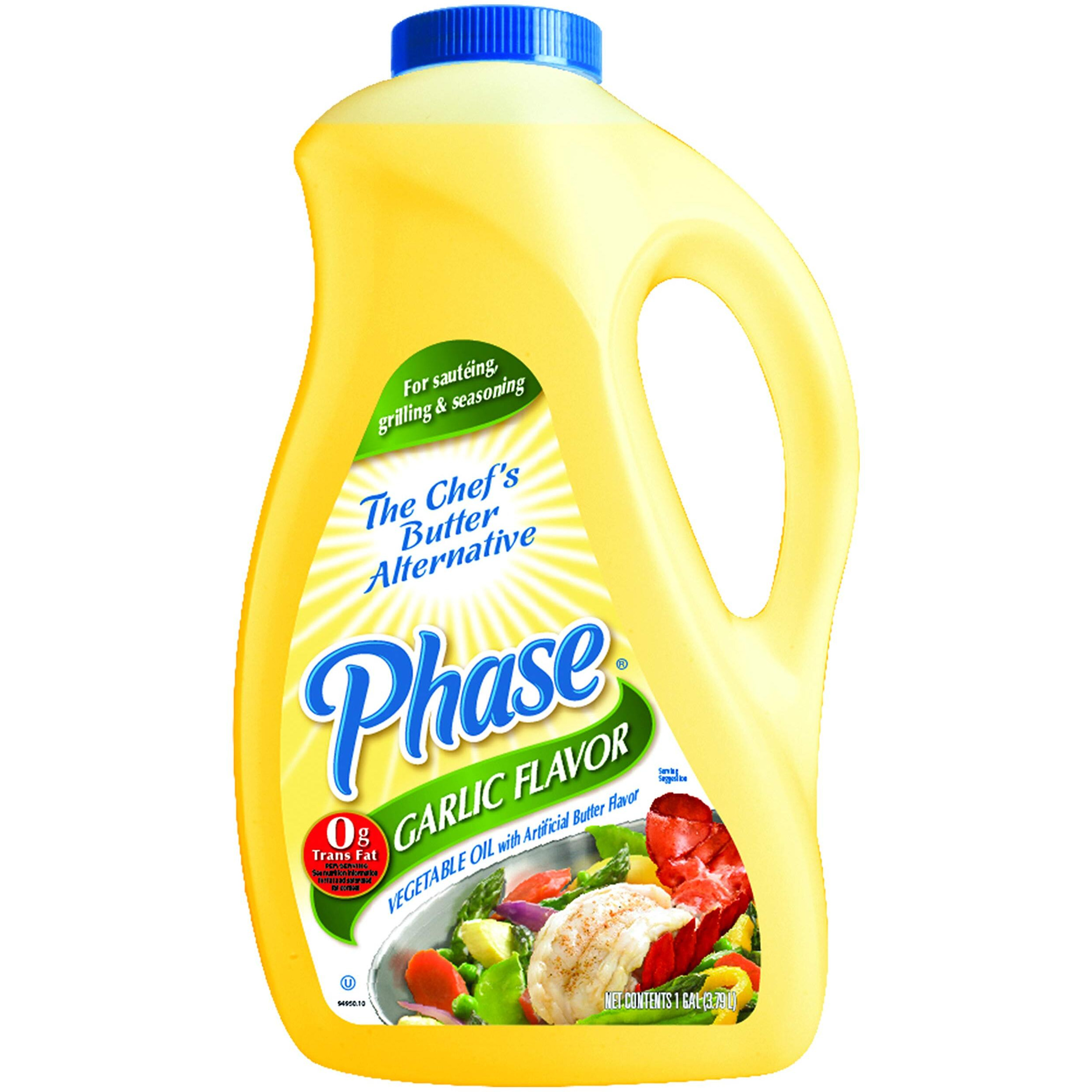 Ventura Foods Phase With Garlic Liquid Butter Alternative, Versatile Dairy-Free Butter Substitute For Food Service, Movie Theaters, And More, 1 Gallon