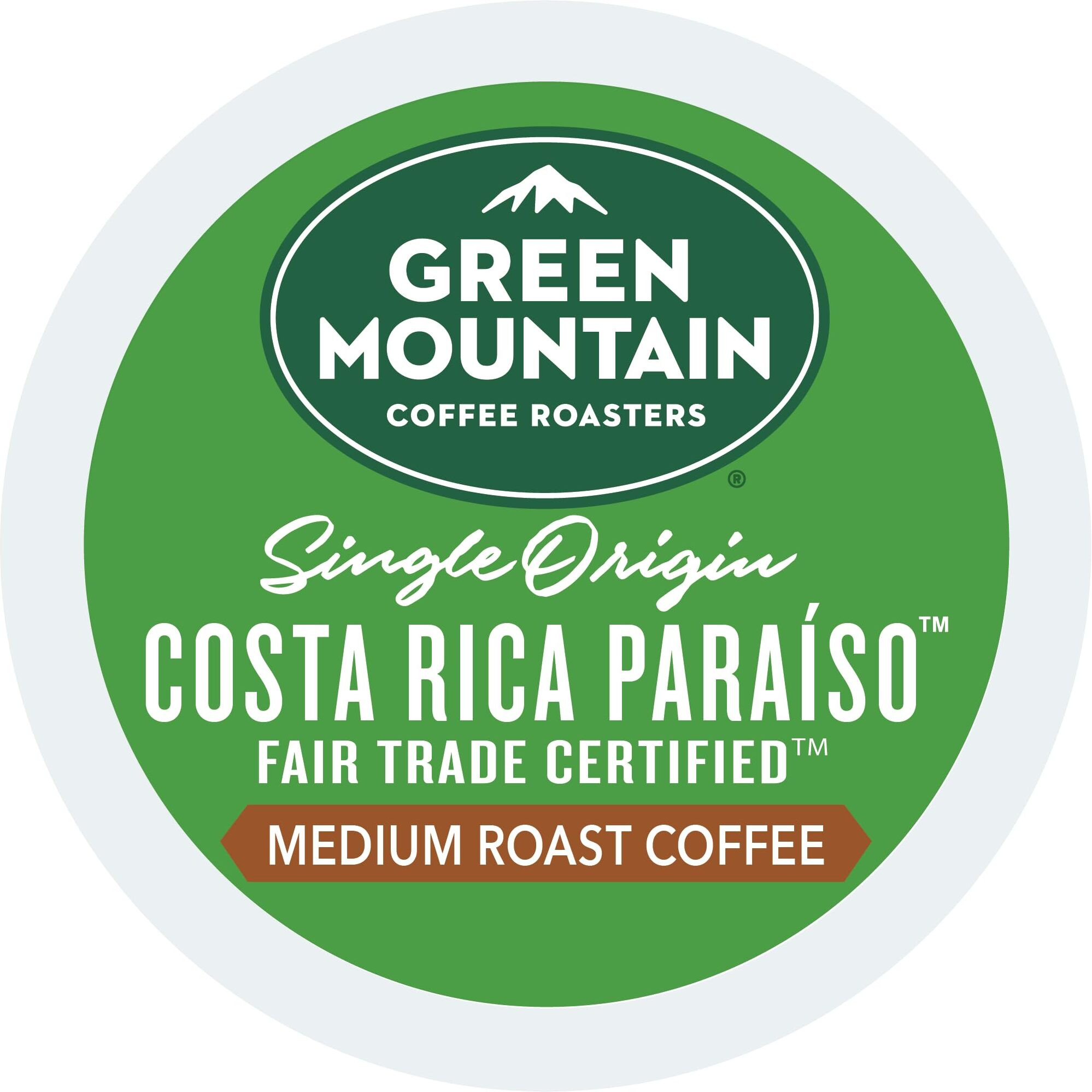Green Mountain Coffee K-Cup Pods Costa Rica Paraiso, 24/Box