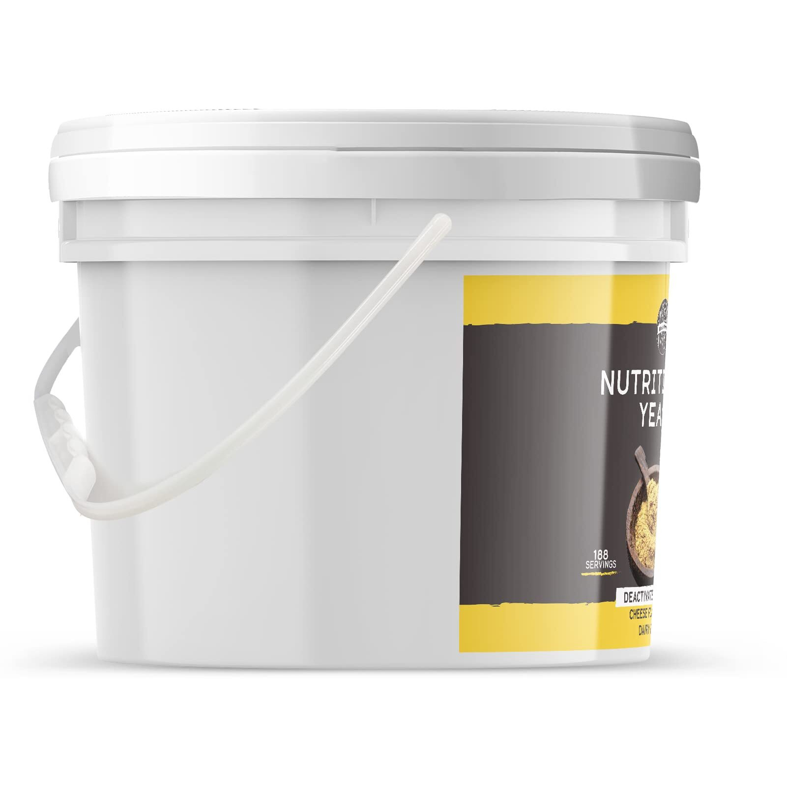 Birch & Meadow 2 Gallon Bucket Of Nutritional Yeast Flakes, Popcorn, Yummy Nooch