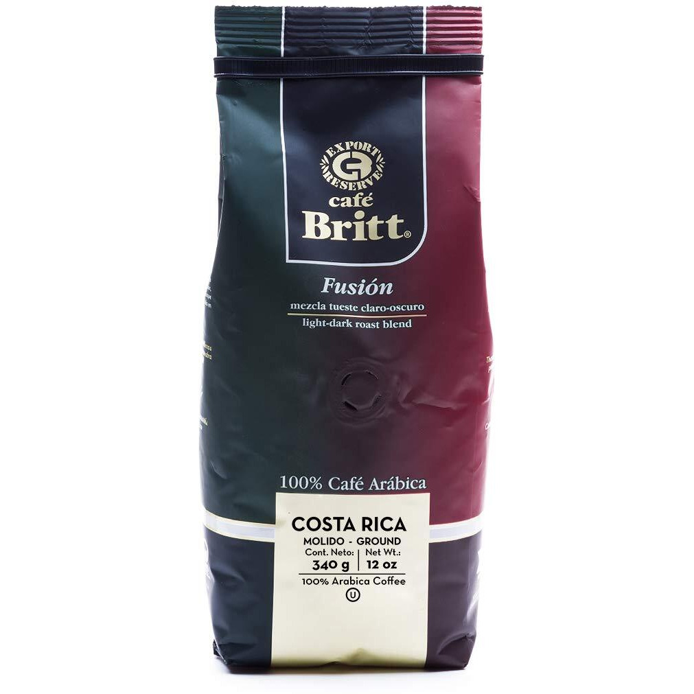 Caf   Britt - Costa Rican Blends Mixed Bundle Coffee (12 Oz.) (3-Pack) - Ground, Arabica Coffee, Kosher, Gluten Free, 100% Gourmet & Light, Medium Dark & Dark Roast
