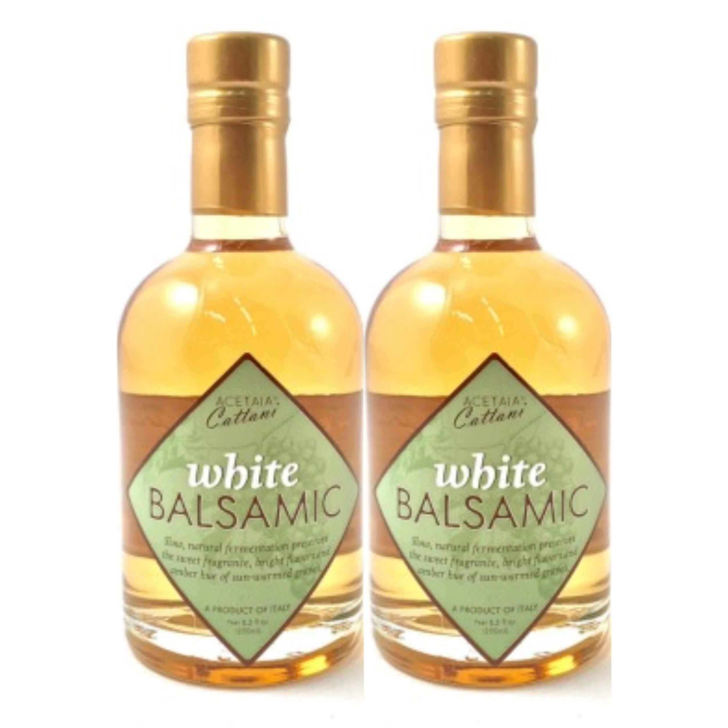Acetaia Cattani White Balsamic Vinegar 250 Milliliter (Set Of 2)