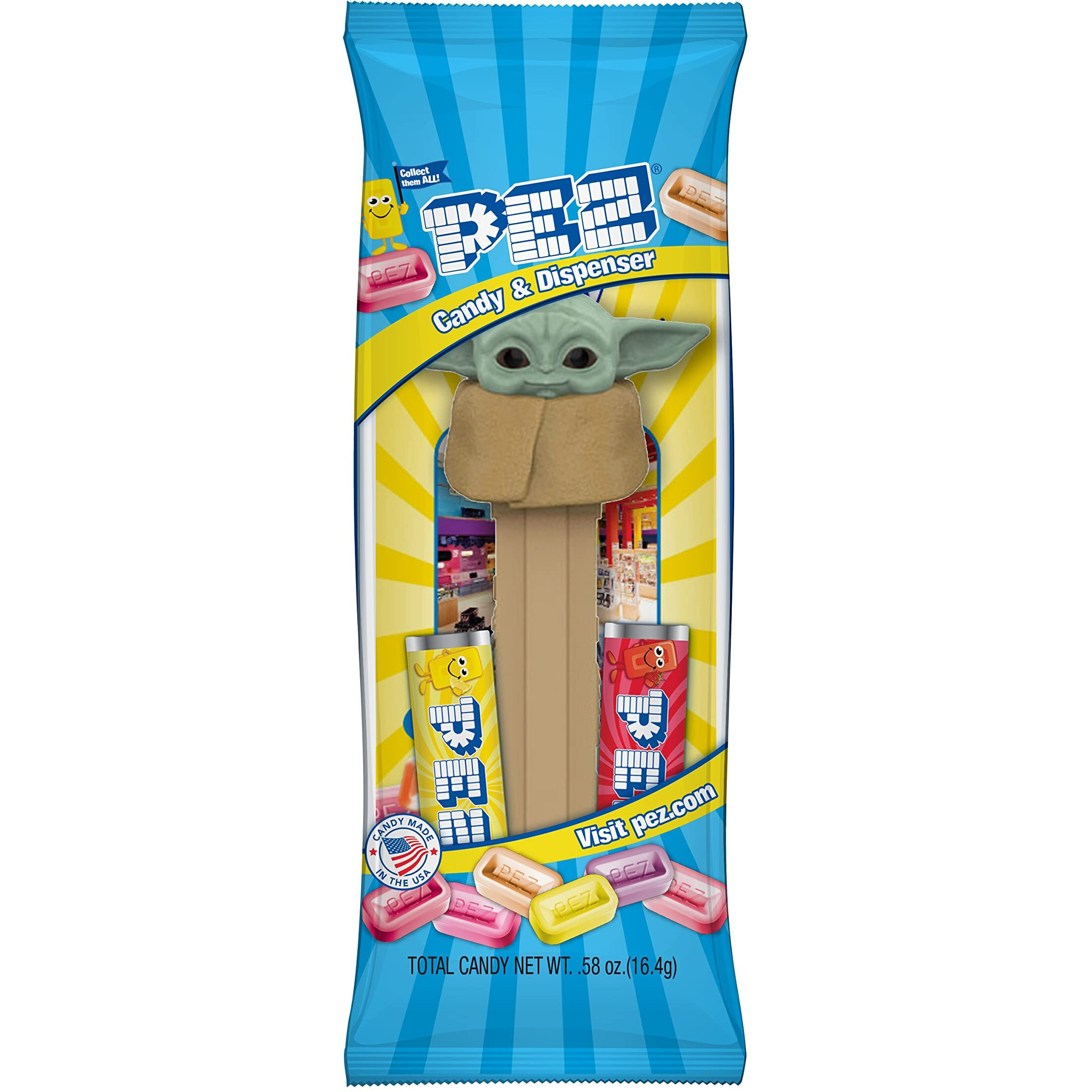 Pez Mandalorian, 0.58-Ounce Assorted Candy Dispensers (Pack Of 12)