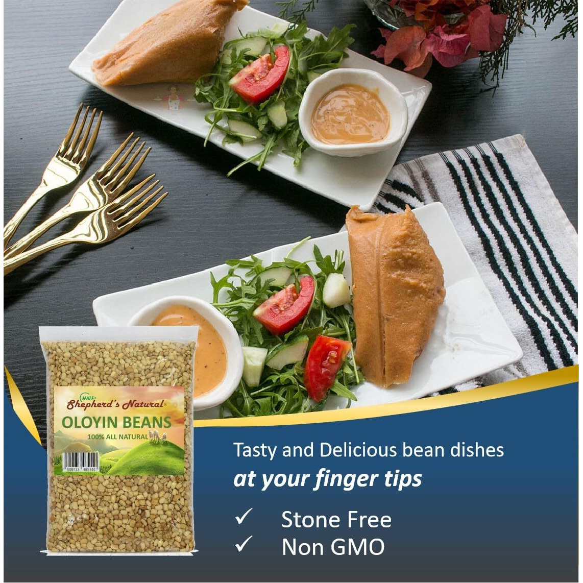 Oloyin Honey Beans By Shepherd's Natural 4 Lbs. / 64 Oz.