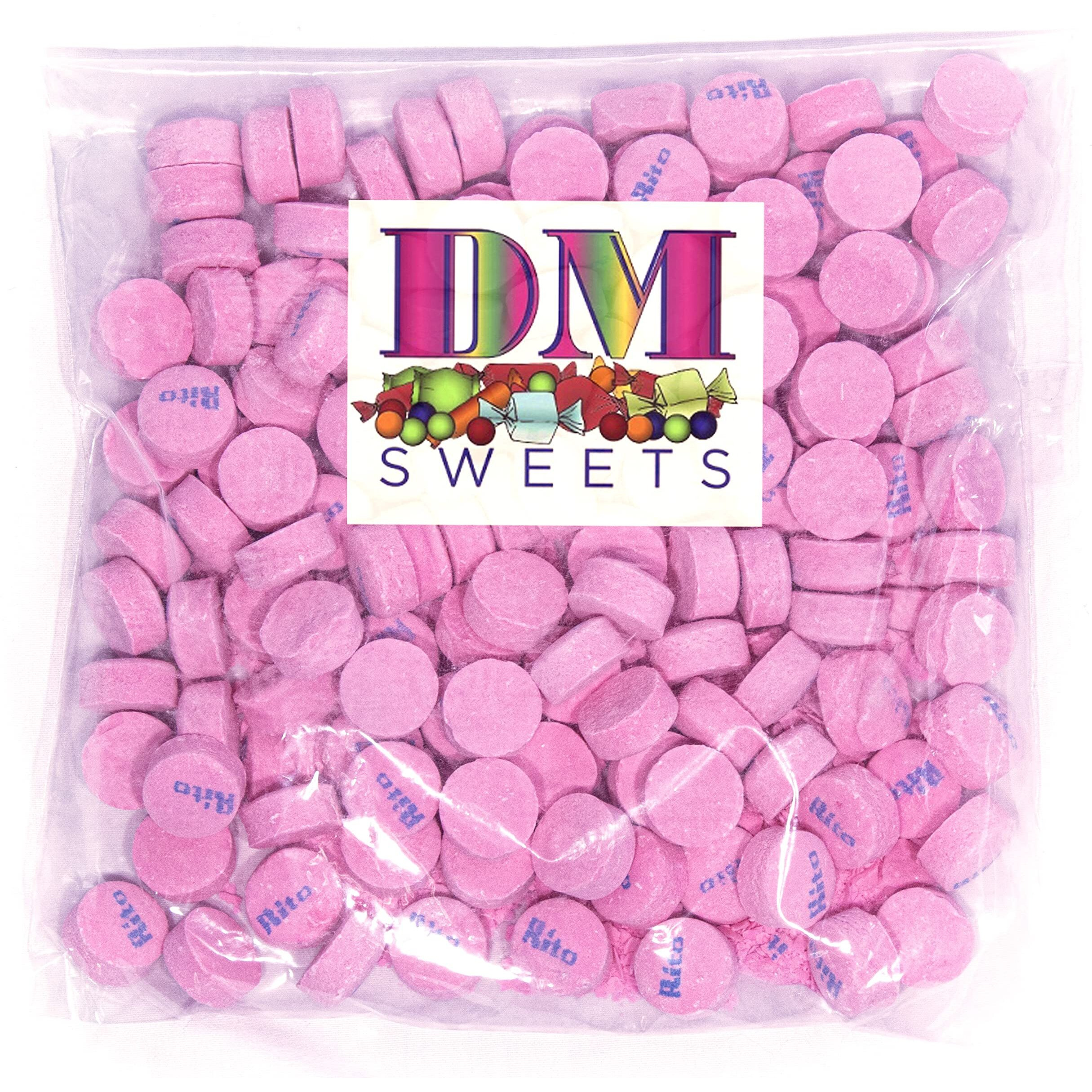 Rito's Pink Wintergreen Lozenge Mint - 1.5 Lbs Of Fresh Minty Candy