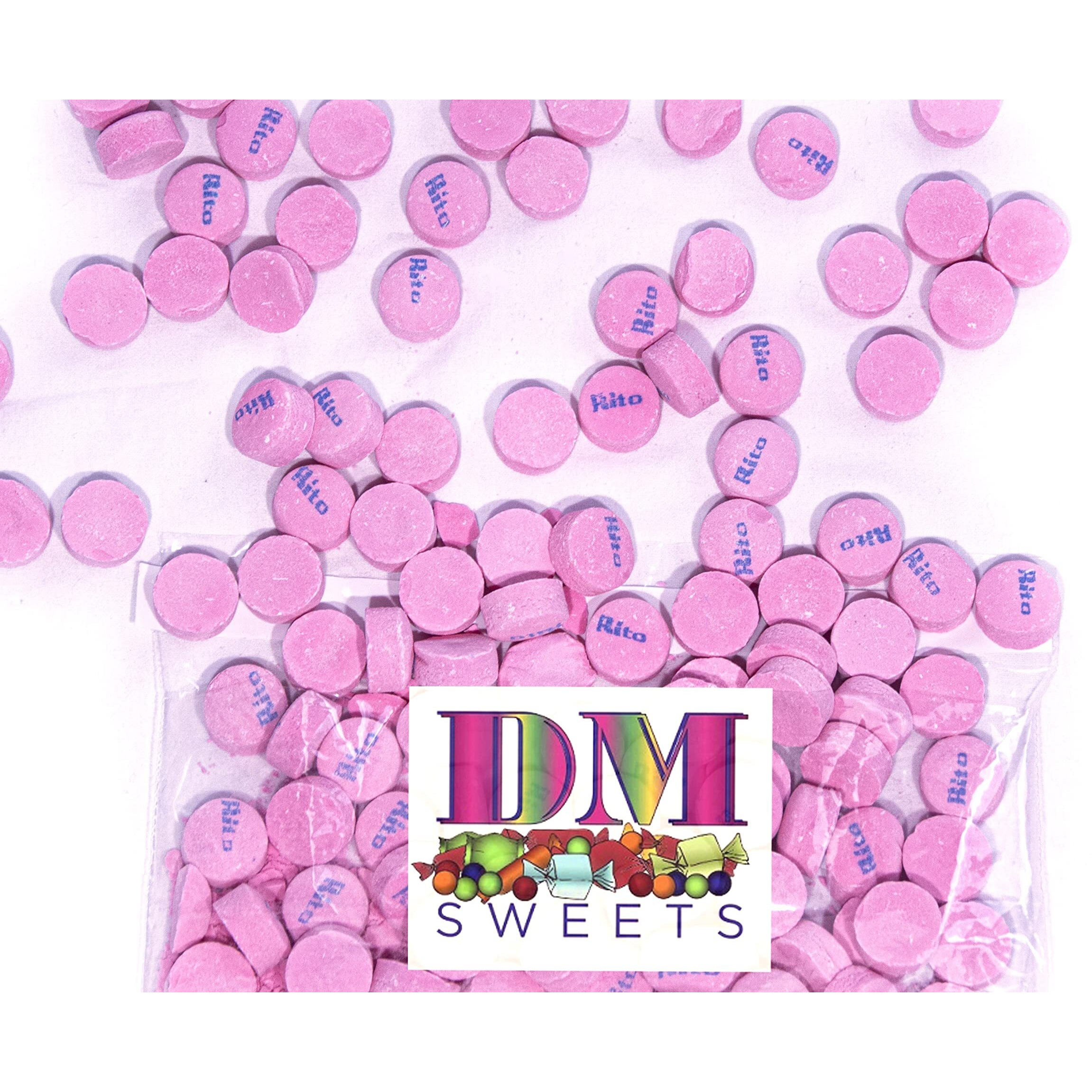 Rito's Pink Wintergreen Lozenge Mint - 1.5 Lbs Of Fresh Minty Candy