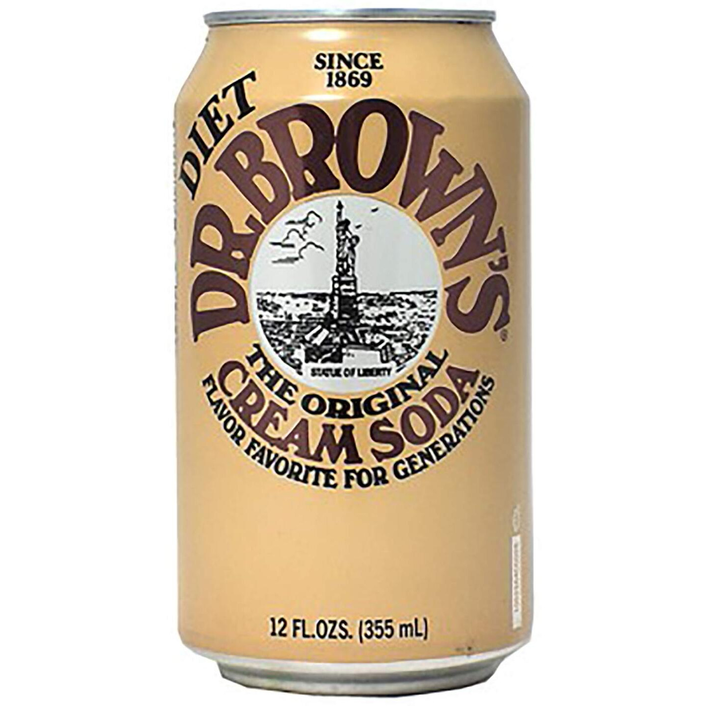 Dr. Browns Diet Cream Soda, The Original Flavor Favorite For Generations, 12 Fl Oz Cans (9 Cans)