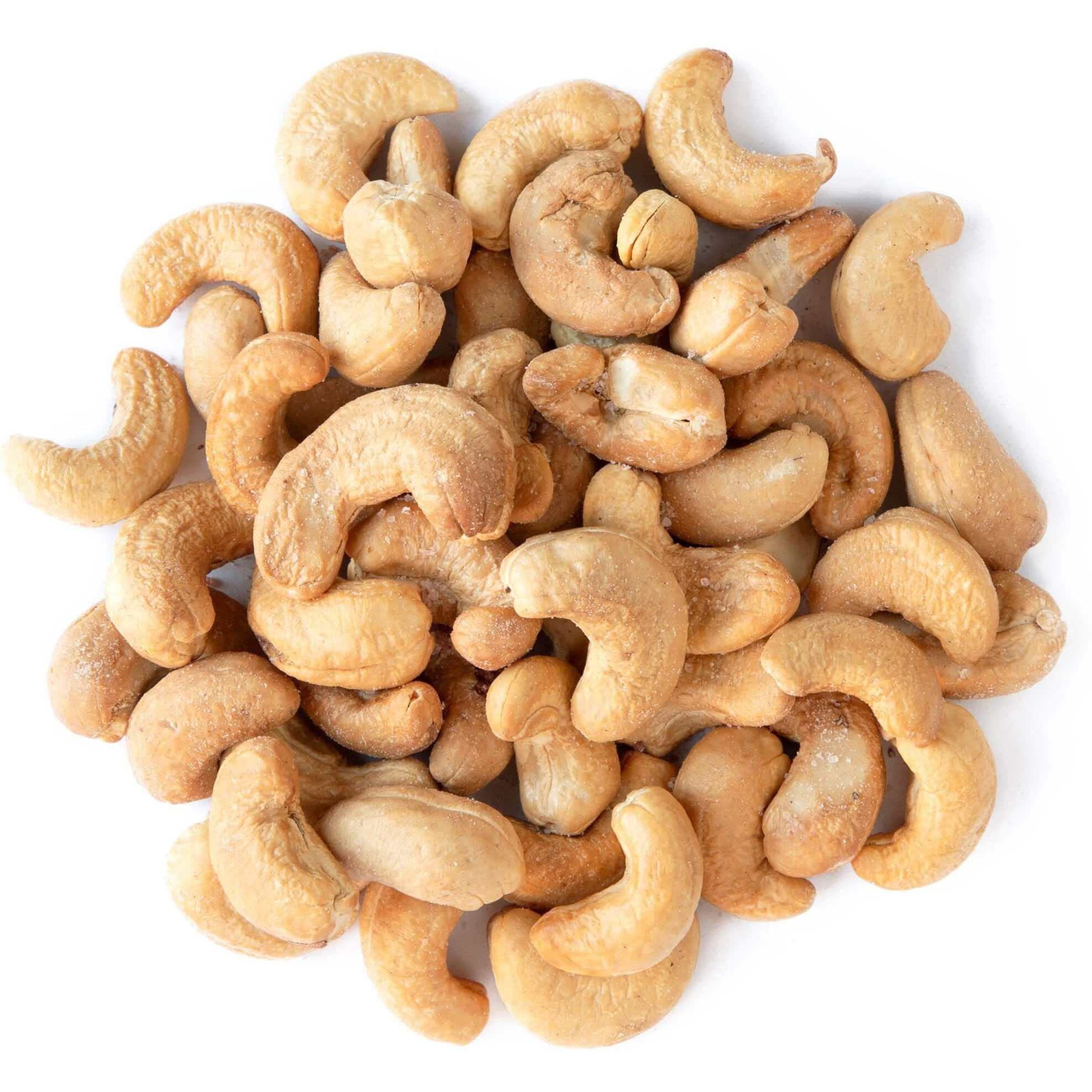 Food To Live Organic Dry Roasted Whole Cashews With Himalayan Salt, 2 Pounds Non-Gmo, Oven Roasted And Lightly Salted Nuts, No Oil Added, Vegan, Kosher. High In Protein. Great Wholesome Snack
