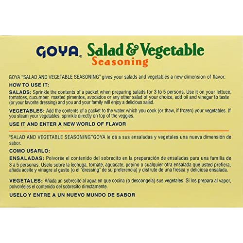 Goya Foods Salad And Vegetable Seasoning, 1.41 Ounce (Pack Of 24)