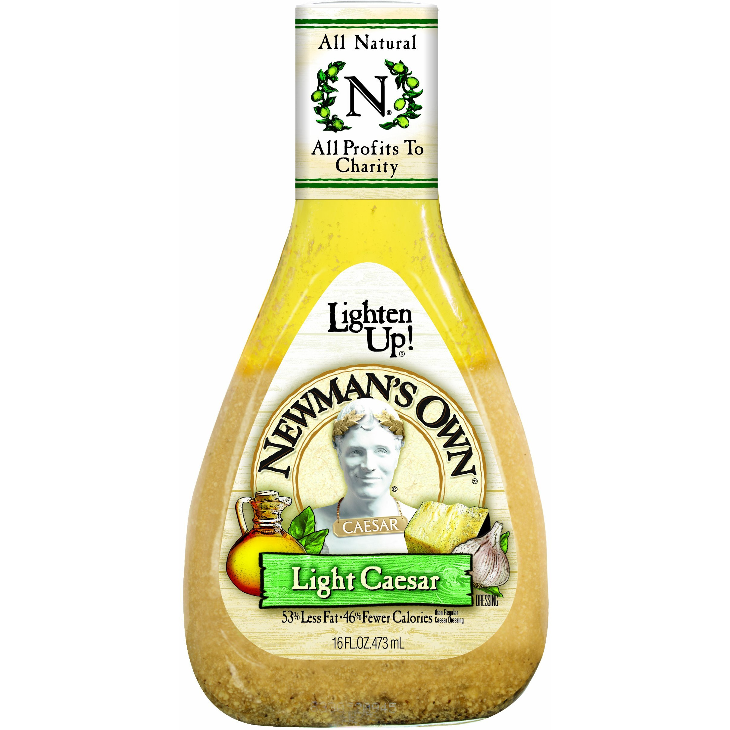 Newman's Own Salad Dressing Light Caesar, 16-Ounce (Pack Of 3)