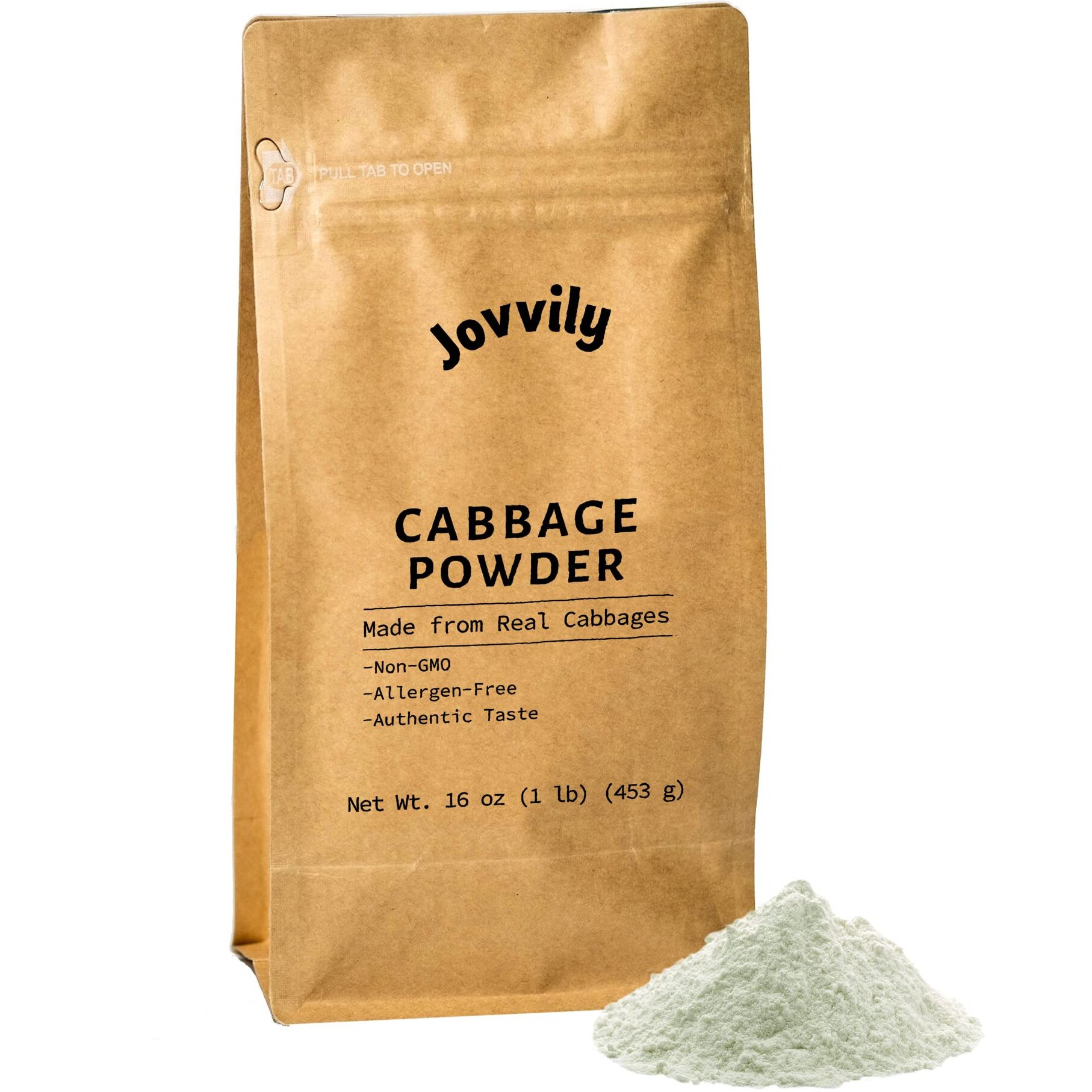 Jovvily Cabbage Powder - 1Lb - Dried Cabbage - Soups