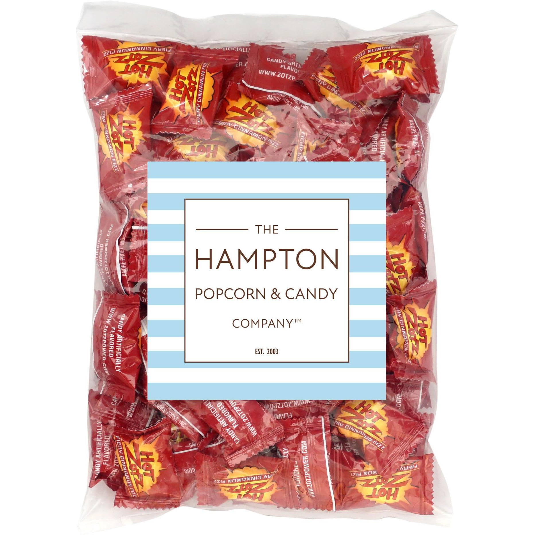 Hot Zotz Fiery Cinnamon Fizz, 1Lb Bulk Bag (Approx. 90 Pieces)