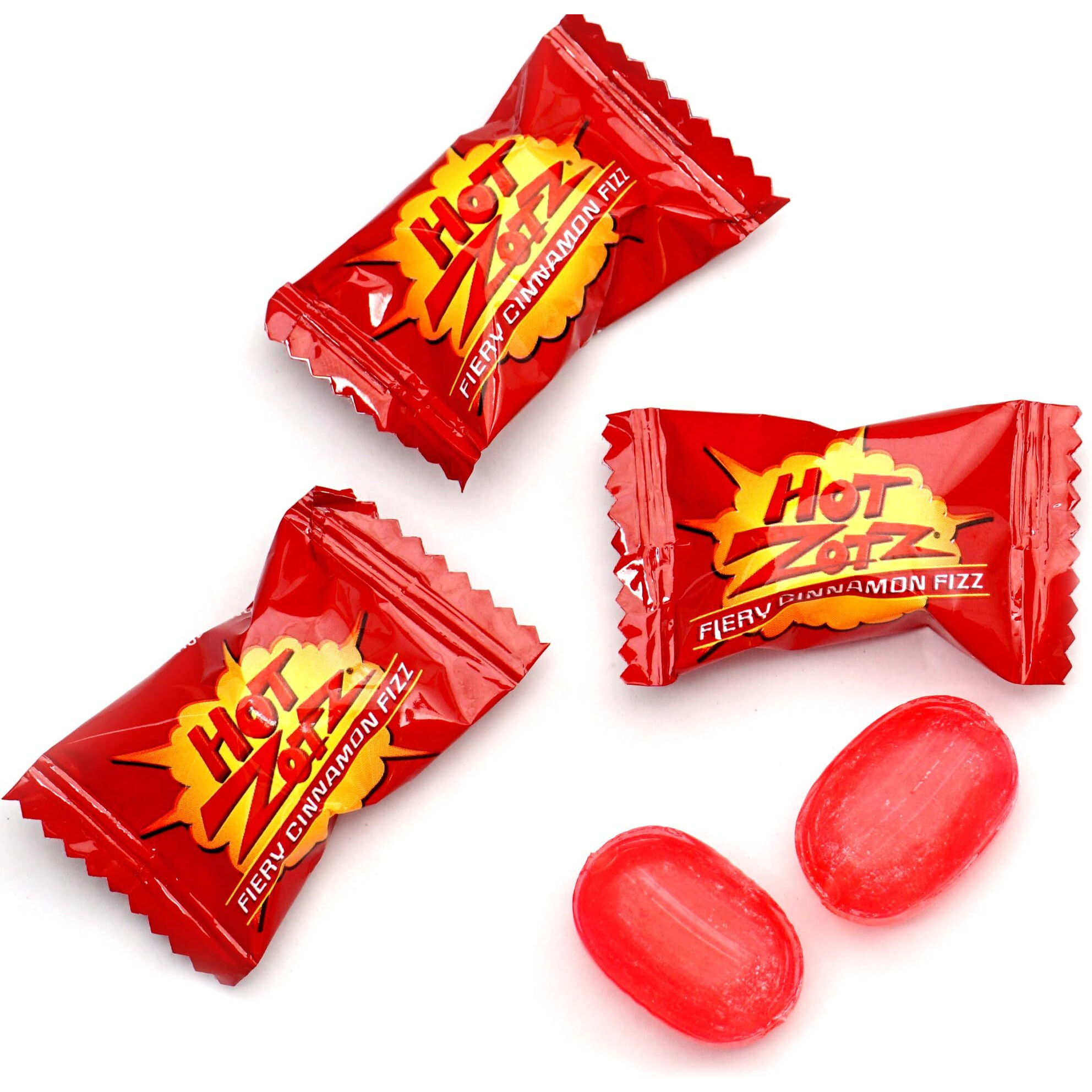 Hot Zotz Fiery Cinnamon Fizz, 1Lb Bulk Bag (Approx. 90 Pieces)