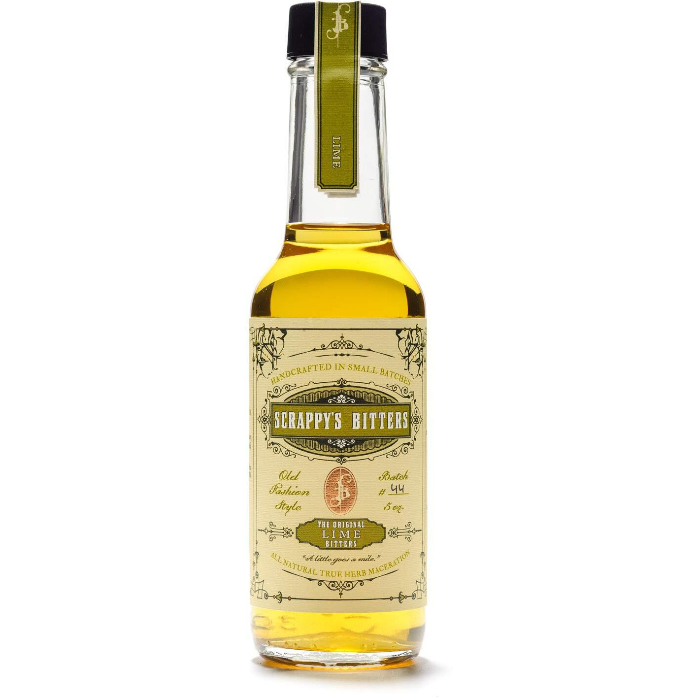 Scrappy's Bitters - Lime, 5 Oz - Organic Ingredients, Finest Herbs & Zests, No Extracts, Artificial Flavors, Chemicals Or Dyes. Made In The Usa
