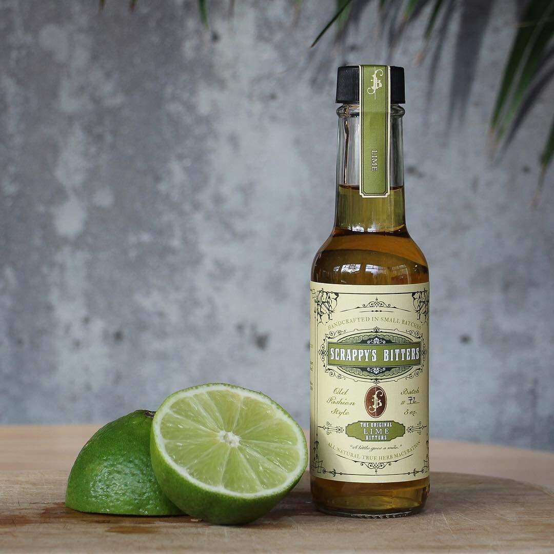 Scrappy's Bitters - Lime, 5 Oz - Organic Ingredients, Finest Herbs & Zests, No Extracts, Artificial Flavors, Chemicals Or Dyes. Made In The Usa