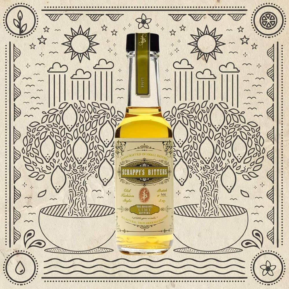 Scrappy's Bitters - Lime, 5 Oz - Organic Ingredients, Finest Herbs & Zests, No Extracts, Artificial Flavors, Chemicals Or Dyes. Made In The Usa