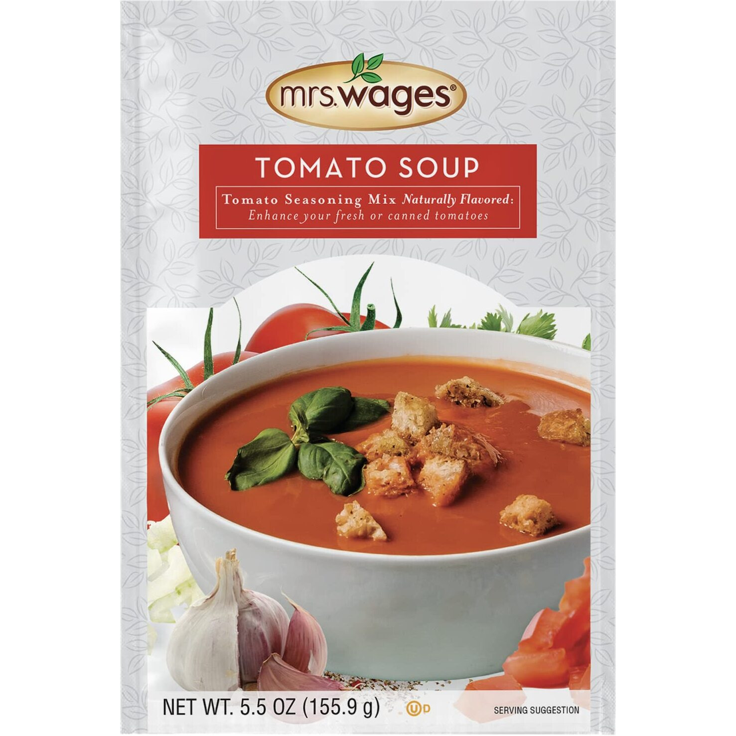 Mrs. Wages Tomato Soup Seasoning Mix, Easy-To-Use, Simple Homemade Tomato Soup, Great Flavor, Easy To Freeze Or Serve Fresh, Naturally Flavored, 5.5 Oz Packet (Value Pack Of 6)