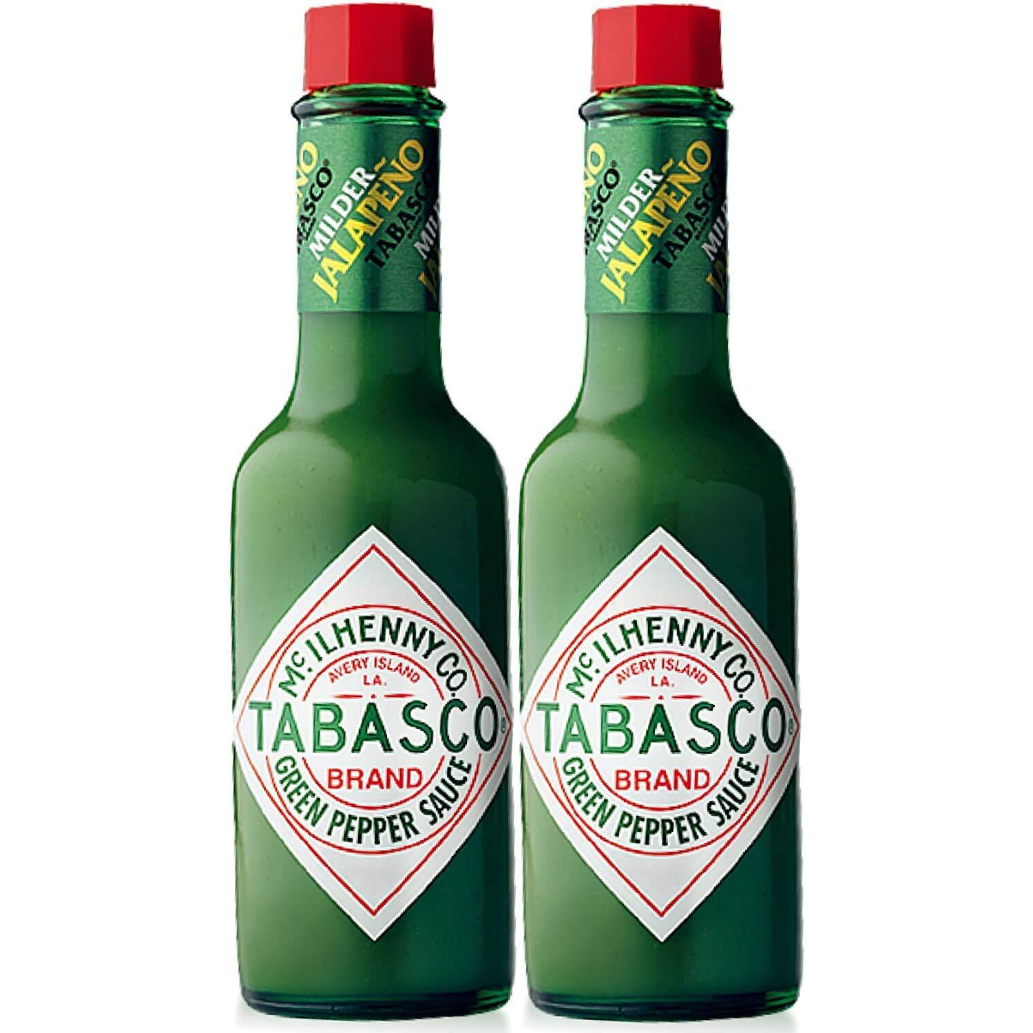 Tabasco Milder Green Pepper Sauce, 5 Ounce (2 Pack)