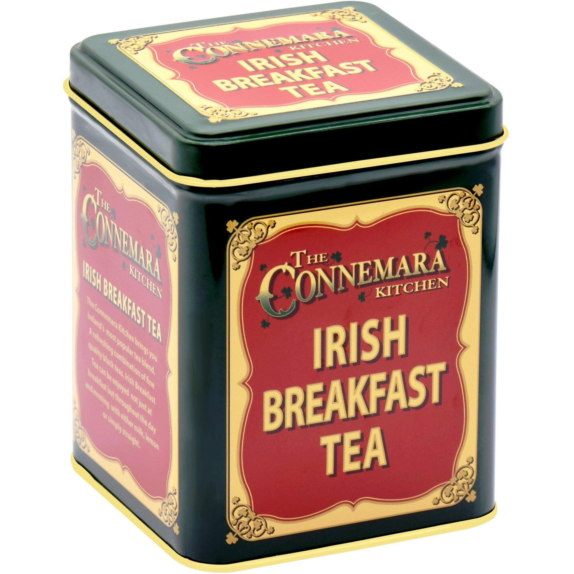 The Connemara Kitchen Traditional Irish Breakfast Tea With Vintage Style Tin