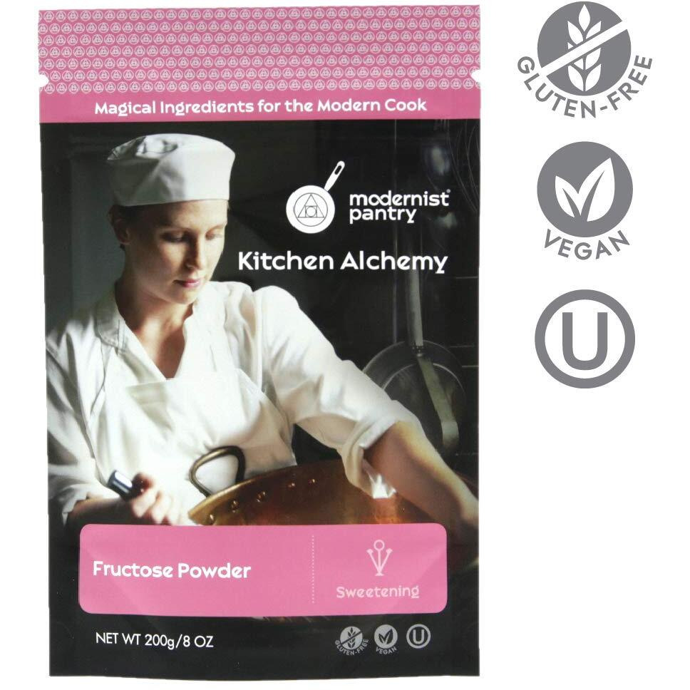 Pure Fructose Granulated Powder Vegan Gluten-Free Ou Kosher Certified - 200G/8Oz.