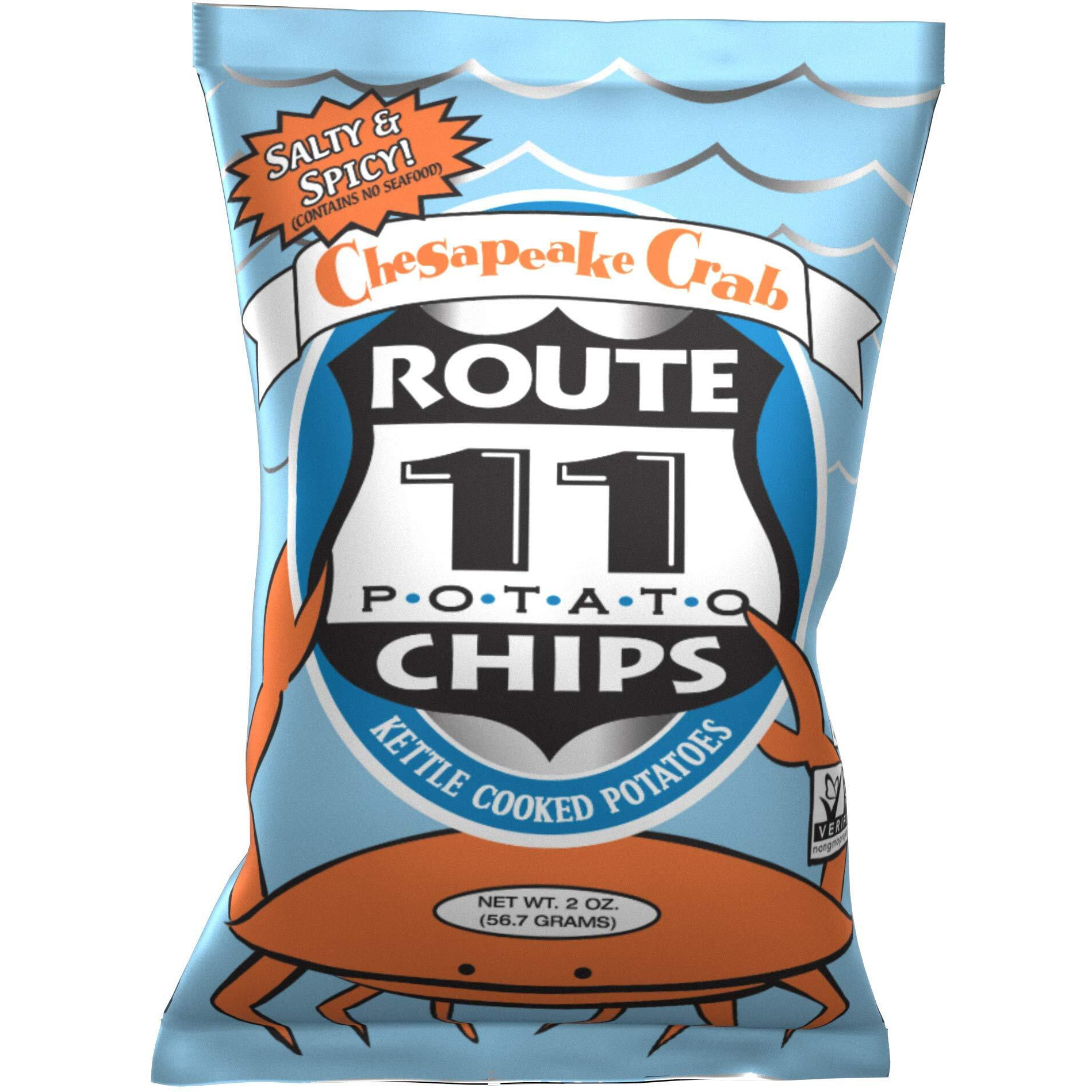 Route 11 Potato Chips  Chesapeake Crab (30 Bags (2 Oz Each))