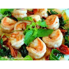 Rosdee Menu Hot Basil Stir Fried Sauce Powder 50G X 4 Bags (Thai Food)