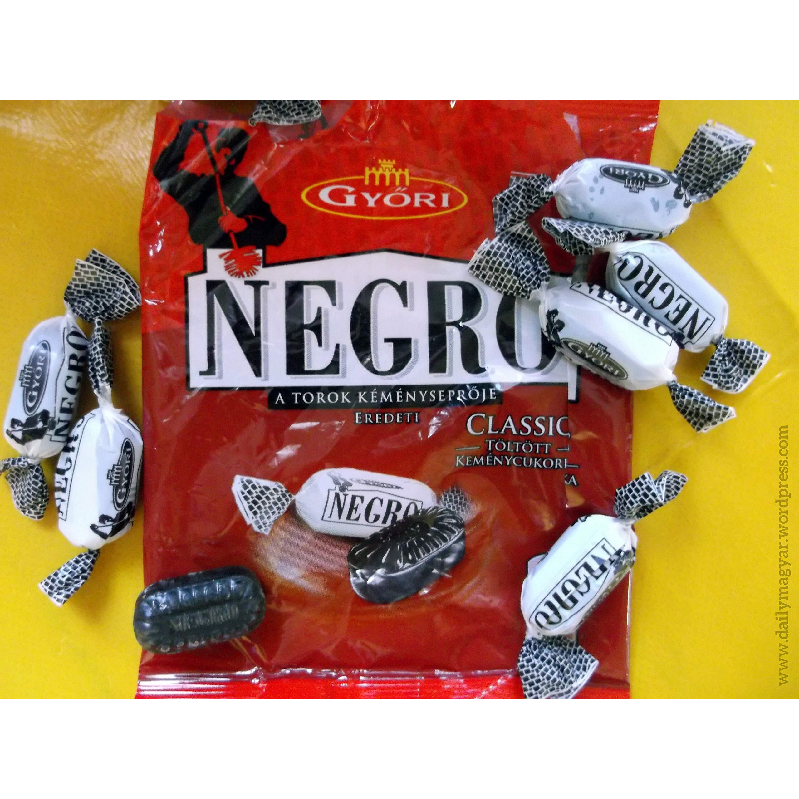 Negro Classic Hard Candy Throat Lozenge Hungarian 4 Pack 4 X 79G