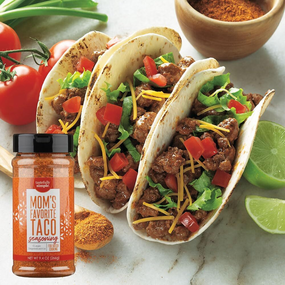 Tastefully Simple Mom's Favorite Taco Seasoning Mix, 5 Ounce