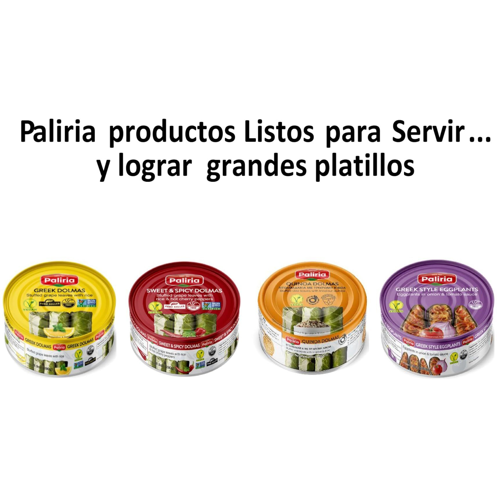 Palirria "&quotReady To Eat"" Greek Style Eggplants In Onion And Tomato Sauce