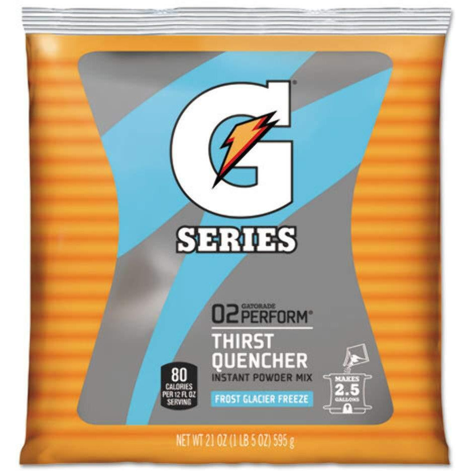 Gatorade 2.5 Gallon Powder Pouch, Frost Glacier Freeze (Single Pack)