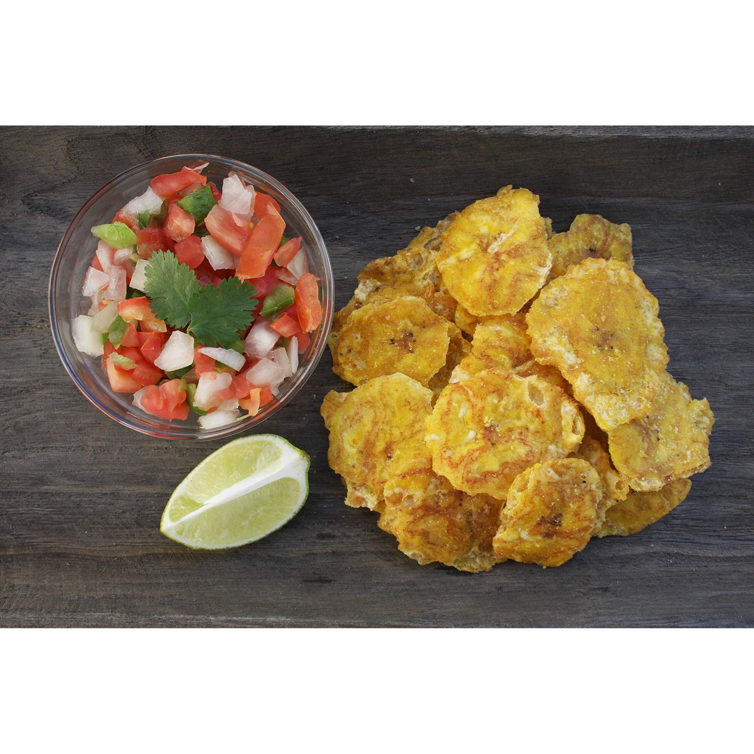 Andean Gourmet Garlic Toston Chips 10Oz (Pack Of 3) - Gluten Free, All Natural, Non-Gmo And Kosher - Plantain Dipping Chip