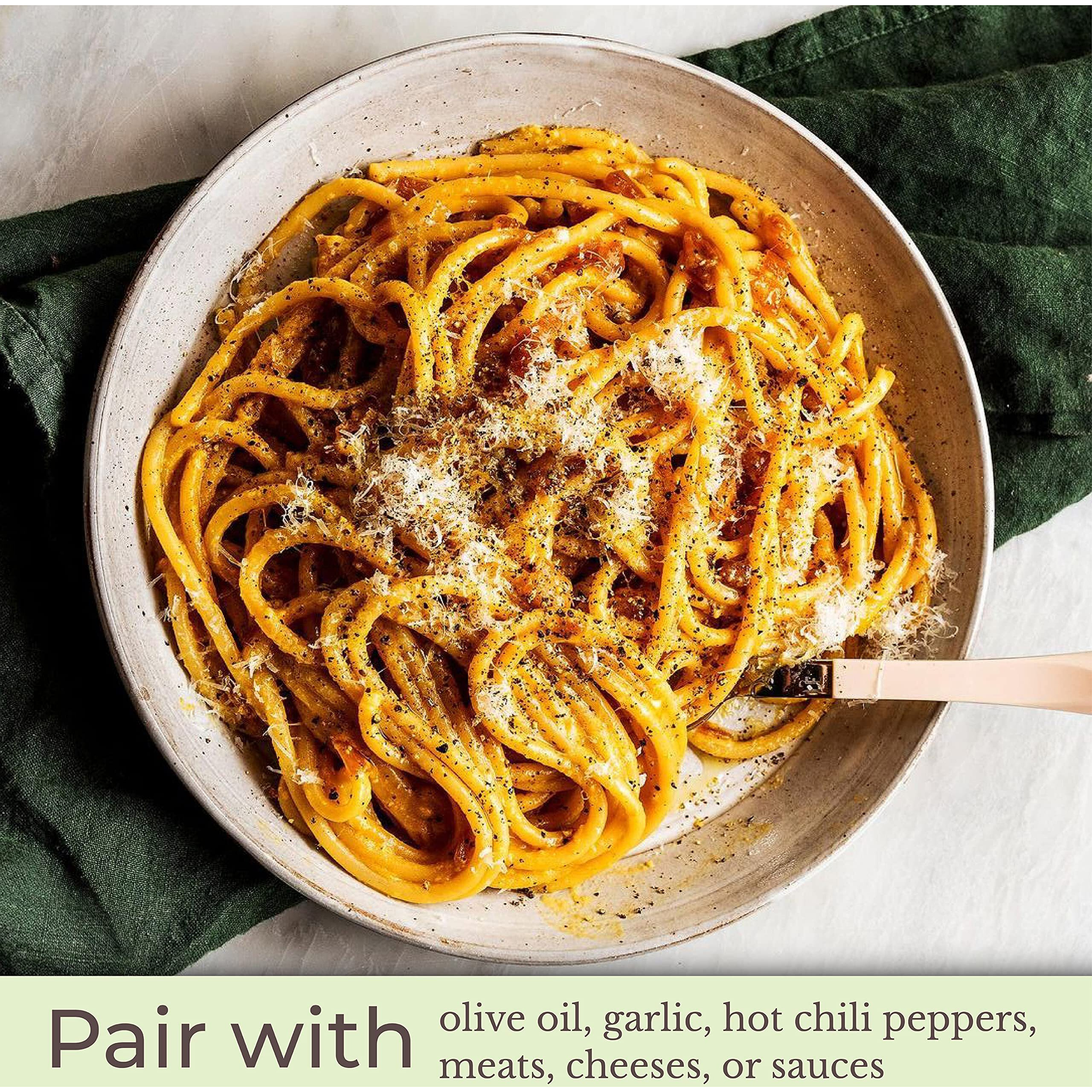 Morelli Busiate, Pappardelle, Pici, And Bucatini Pasta Variety Pack - Imported Italian Pasta Sampler - Specialty Assortment Includes Four-17.6 Oz Packages Of Gourmet Pasta From Italy