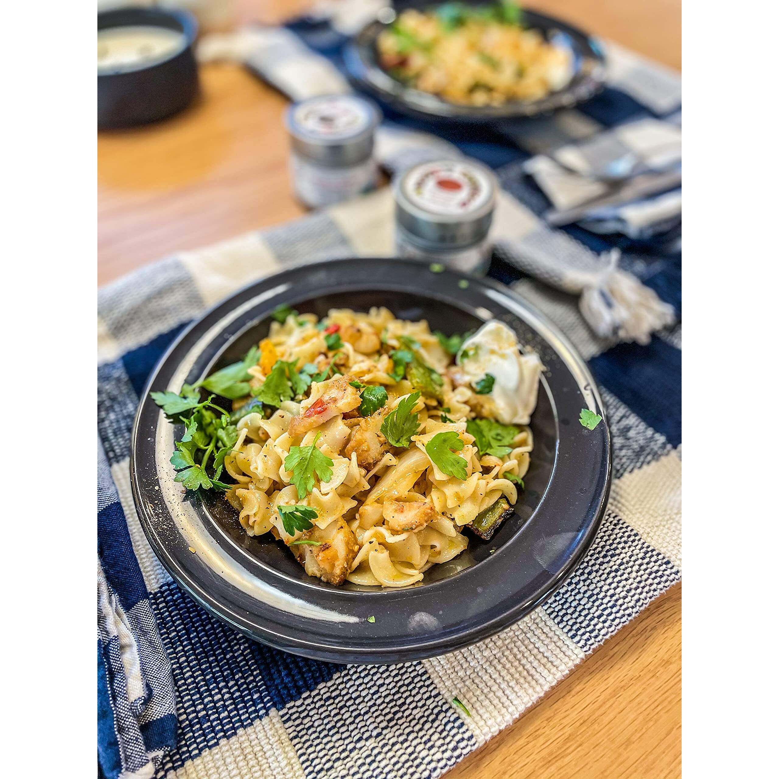 Tuscan Lemon Rosemary Seasoning | All Natural | Non Gmo | 1.6 Oz (45 G) | Gourmet Spice Mix | Small Batch | Artisanal Rub | Seasoning Pack | Magnetic Tin | Gustus Vitae | 781