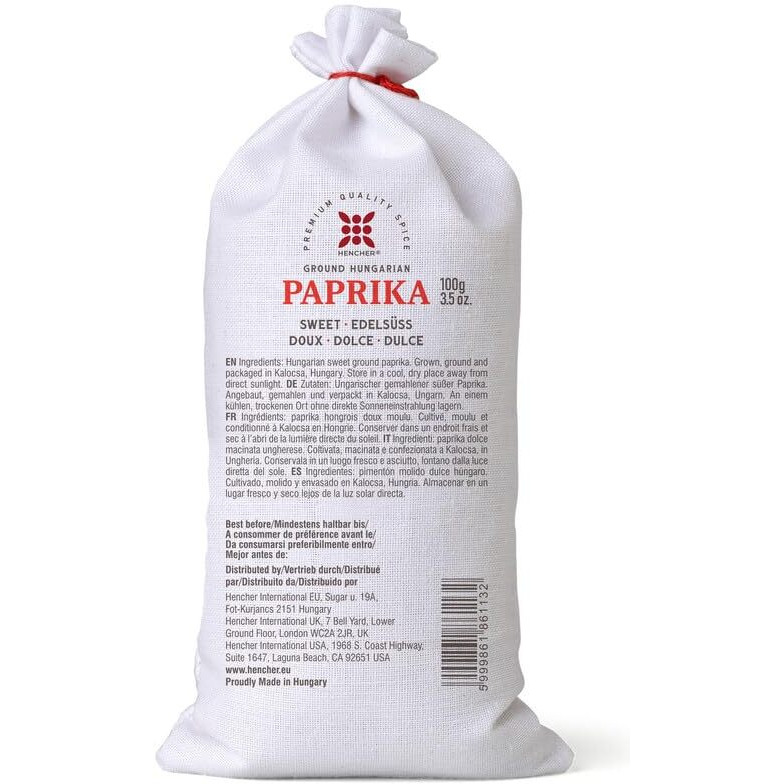 Real Hungarian Paprika Powder (Sweet, 3.5Oz/100G) Imported From Hungary