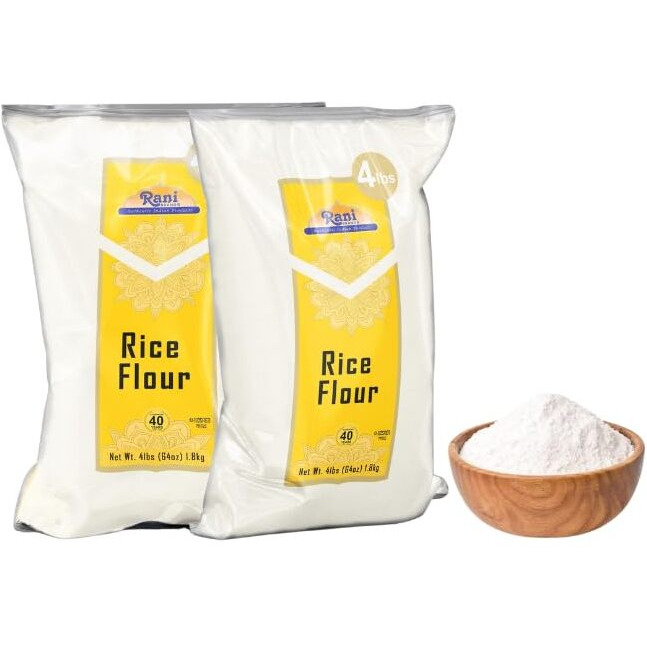 Rani Rice (White) Flour 64Oz (4Lbs) 1.81Kg ~ All Natural | Gluten Friendly | Vegan | Non-Gmo | Indian Origin