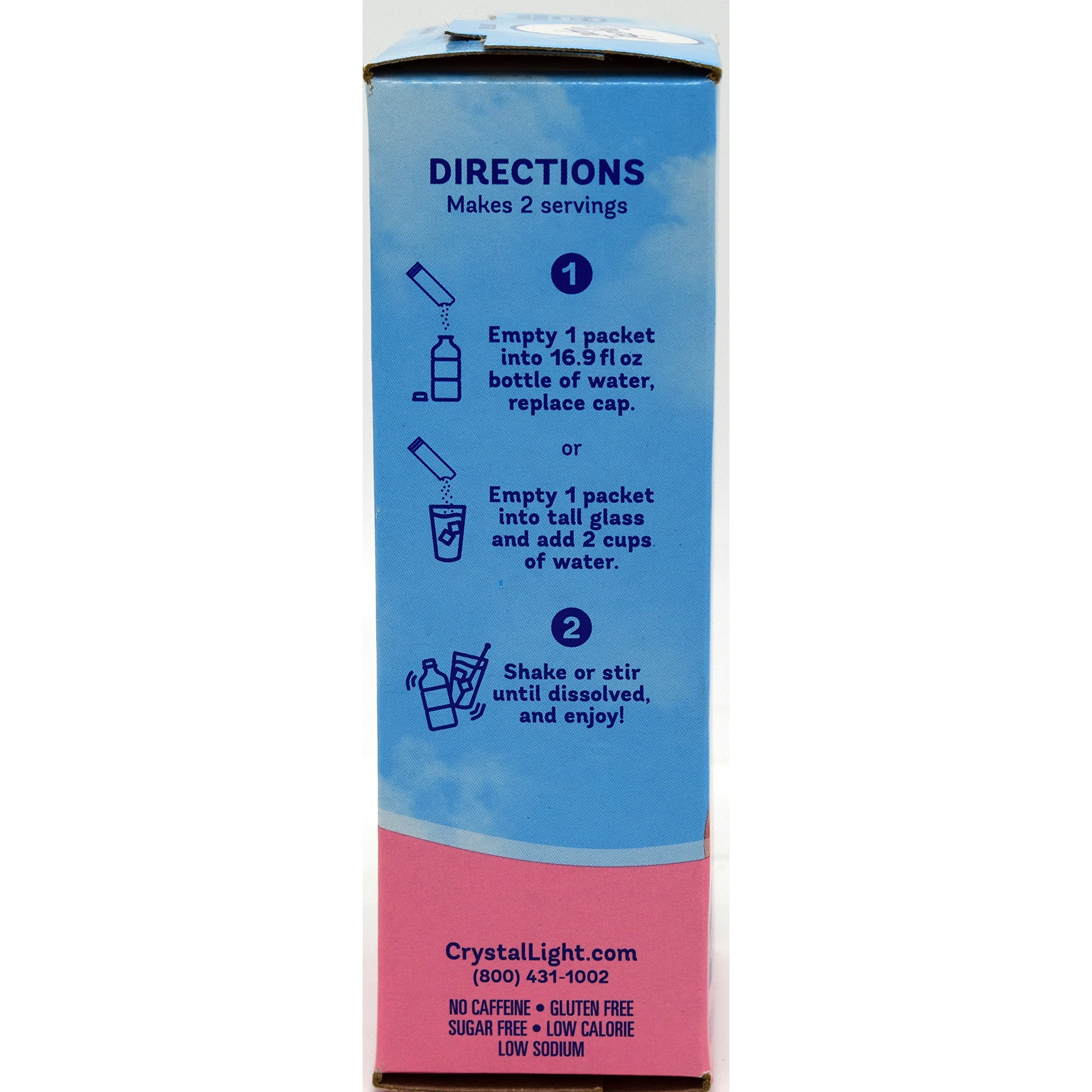 Crystal Light On The Go Pink Lemonade, 10-Count Boxes (Pack Of 10)