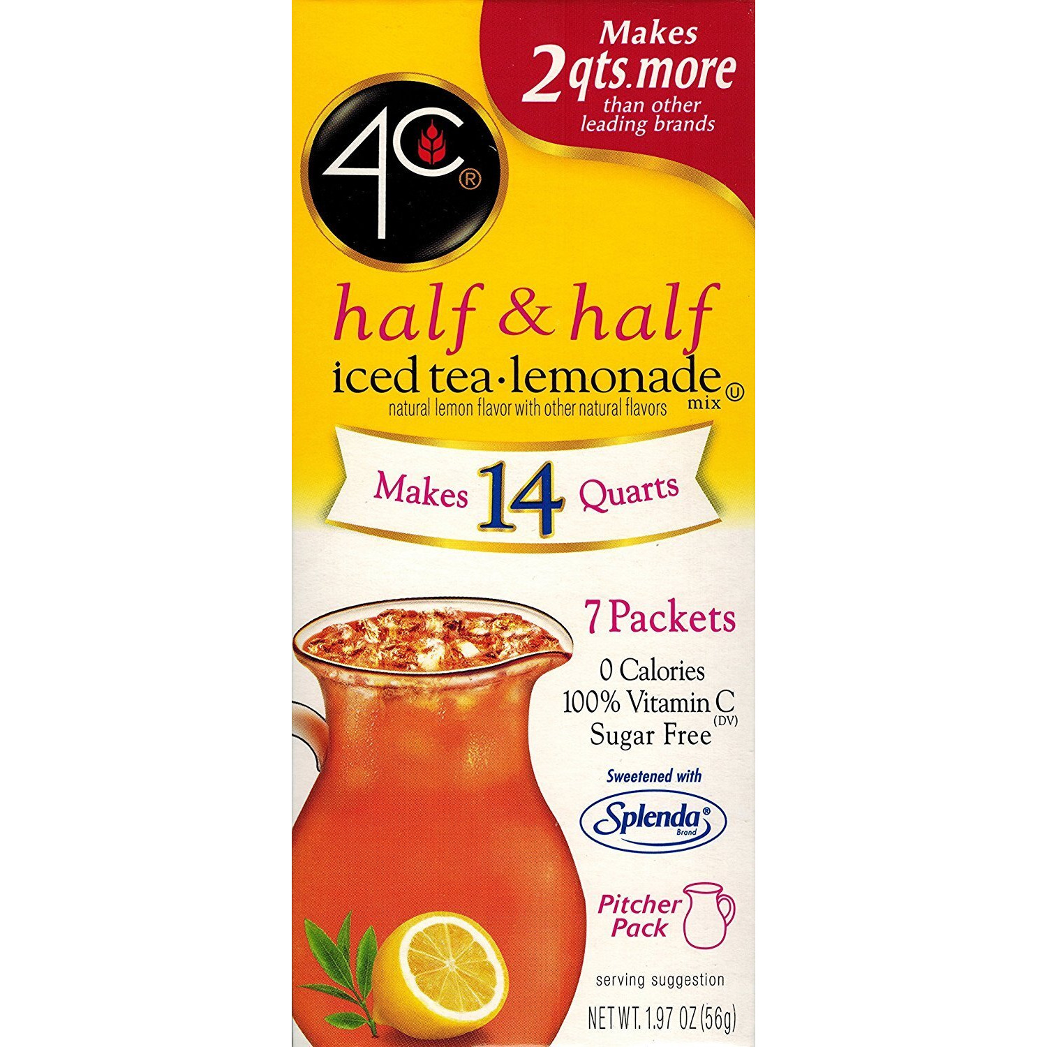 4C Totally Light Half And Half Tub, 1.975 Oz