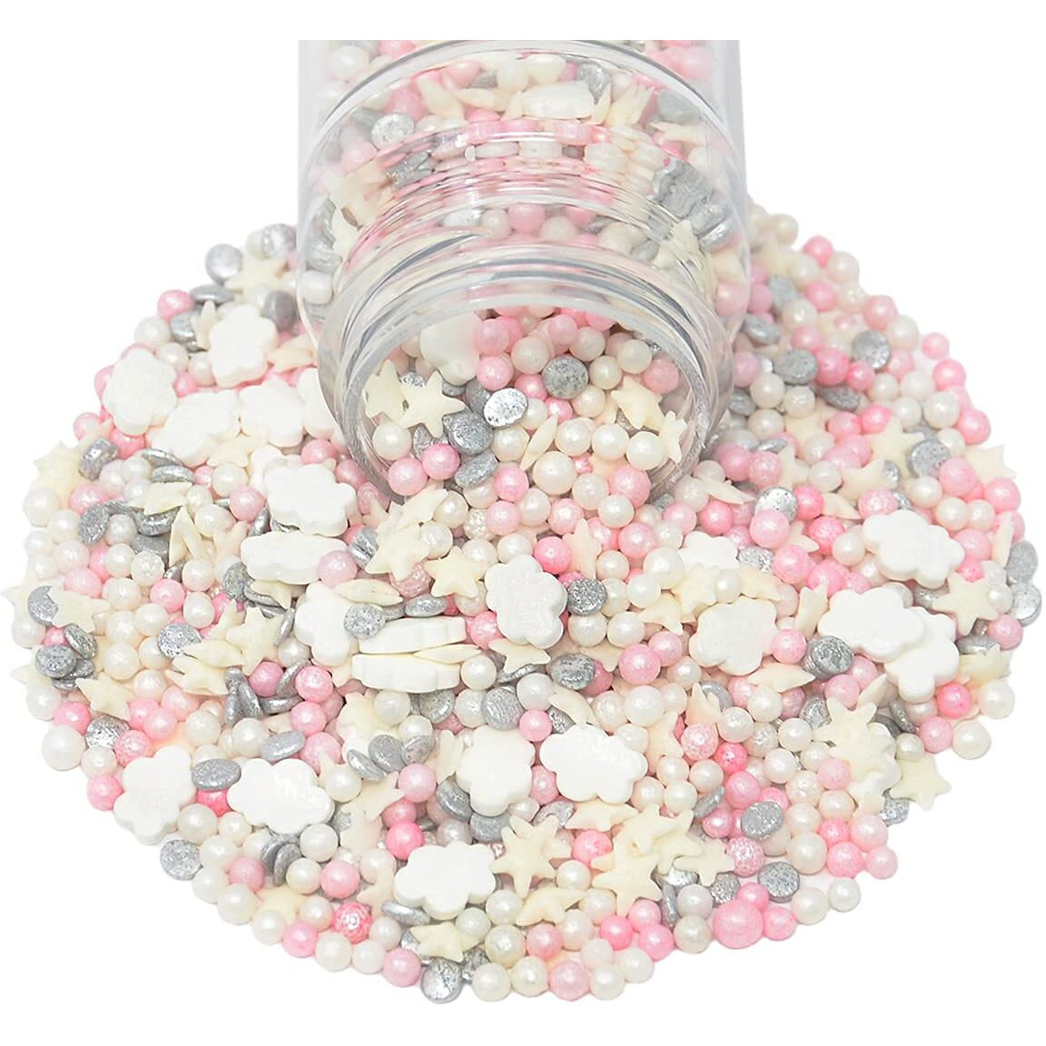 Mystic Sprinkles Baby Shower Sprinkle Mixes (Baby Girl Dreams Sprinkle Mix 3.7Oz)