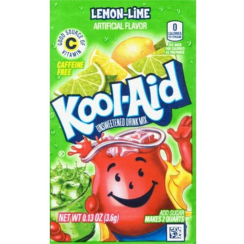 Kool-Aid Drink Mix - 8 Packets (Lemon Lime)