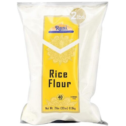 Rani Rice (White) Flour 32Oz 2Lbs() 908G ~ All Natural | Gluten Friendly | Vegan | Non-Gmo | Indian Origin