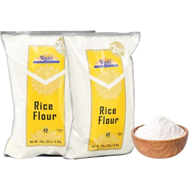Rani Rice (White) Flour 32Oz 2Lbs() 908G ~ All Natural | Gluten Friendly | Vegan | Non-Gmo | Indian Origin