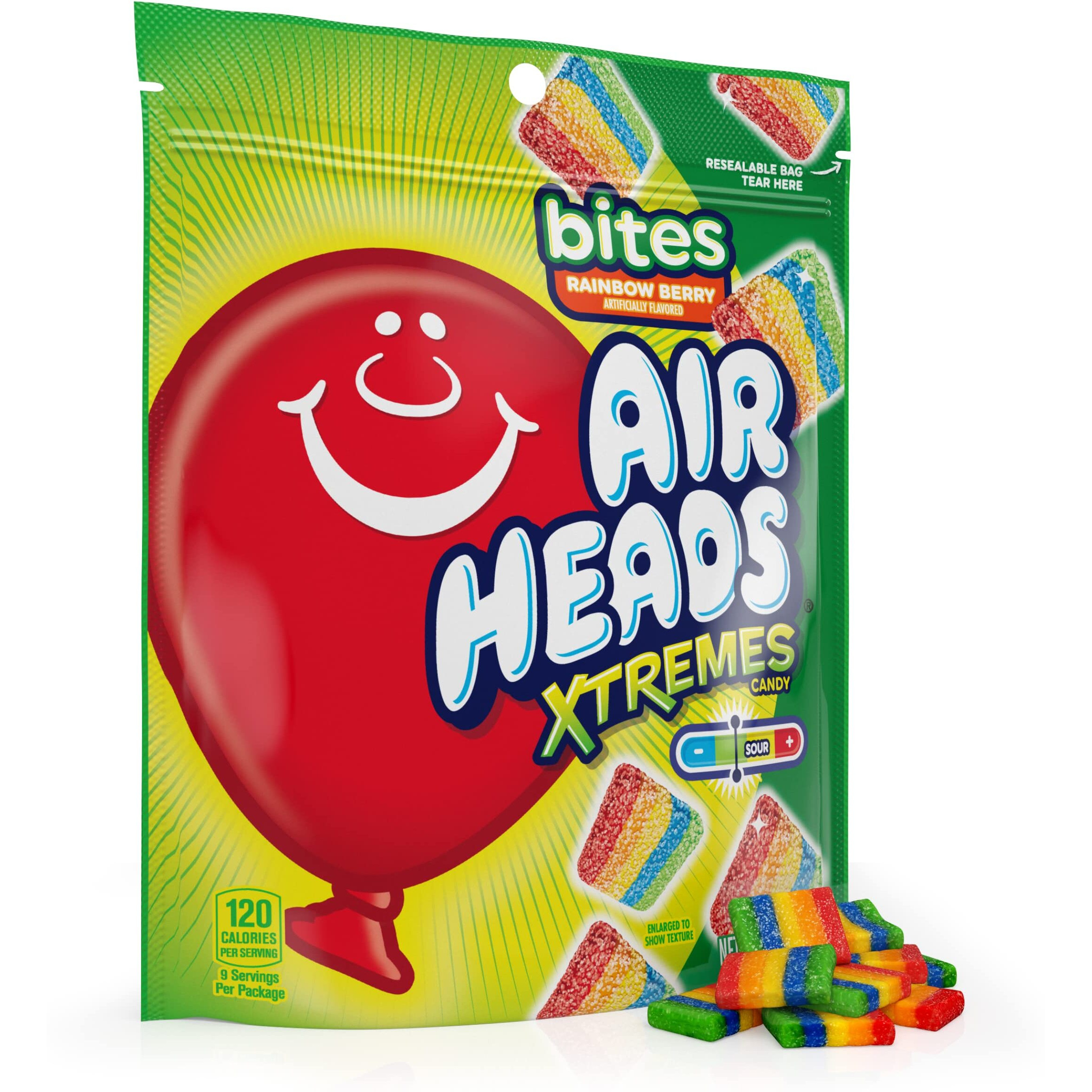 Airhead Xtremes Bites Rainbow Berry, 9 Oz