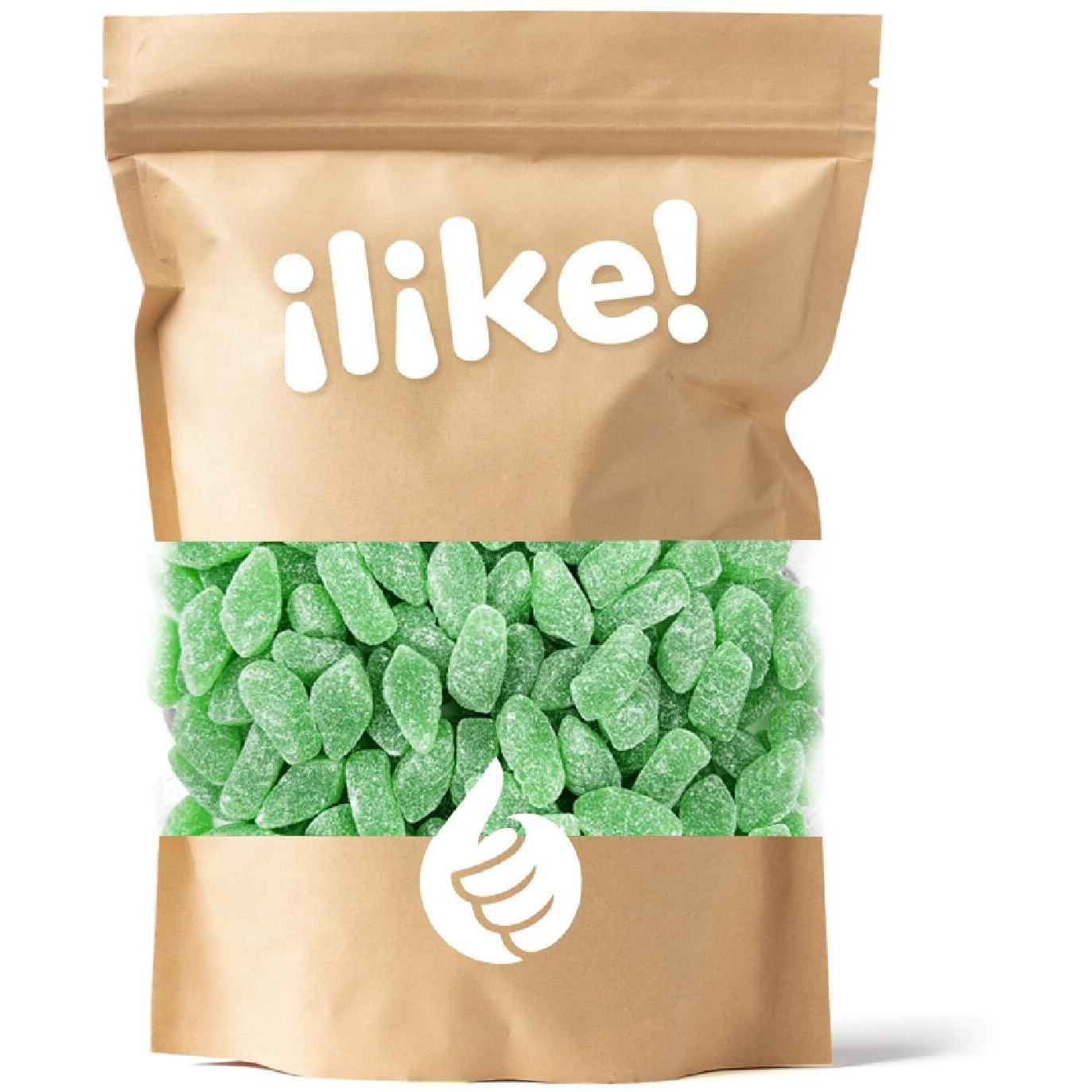 Mini Spearmint Leaves Jelly Candy, 2-Pound Bag